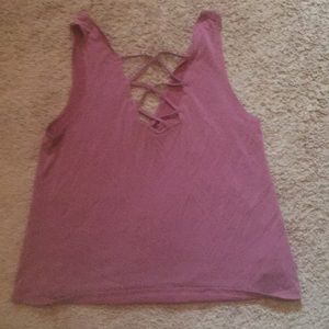 Red tank top